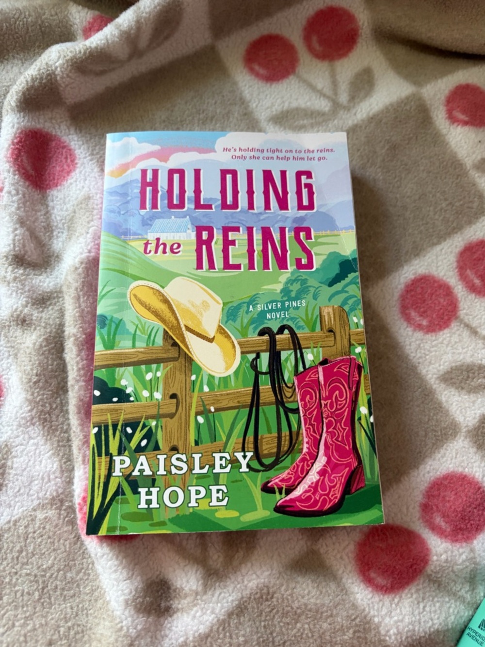 Holding the Reins by Paisley Hope - Pink Accent Cover